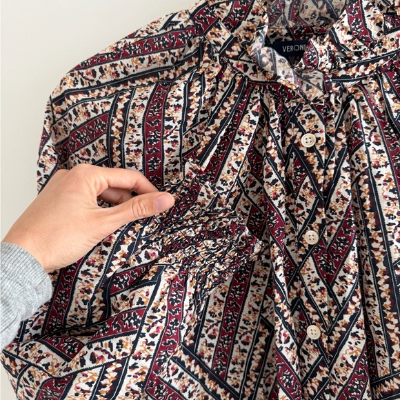 Veronica Beard Calisto Cotton Blouse - Picture 4 of 7